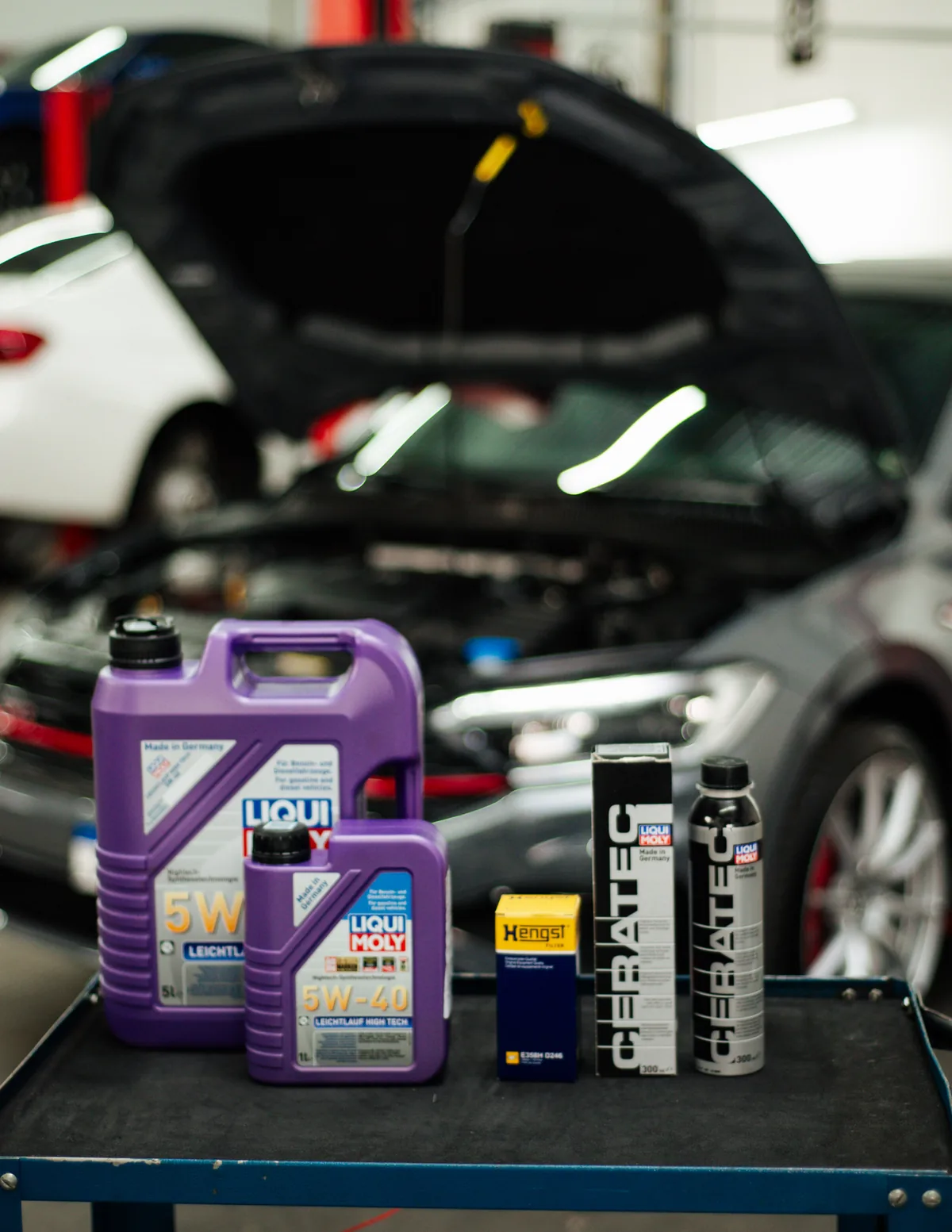 Peças de qualidade Liqui Moly para revisão