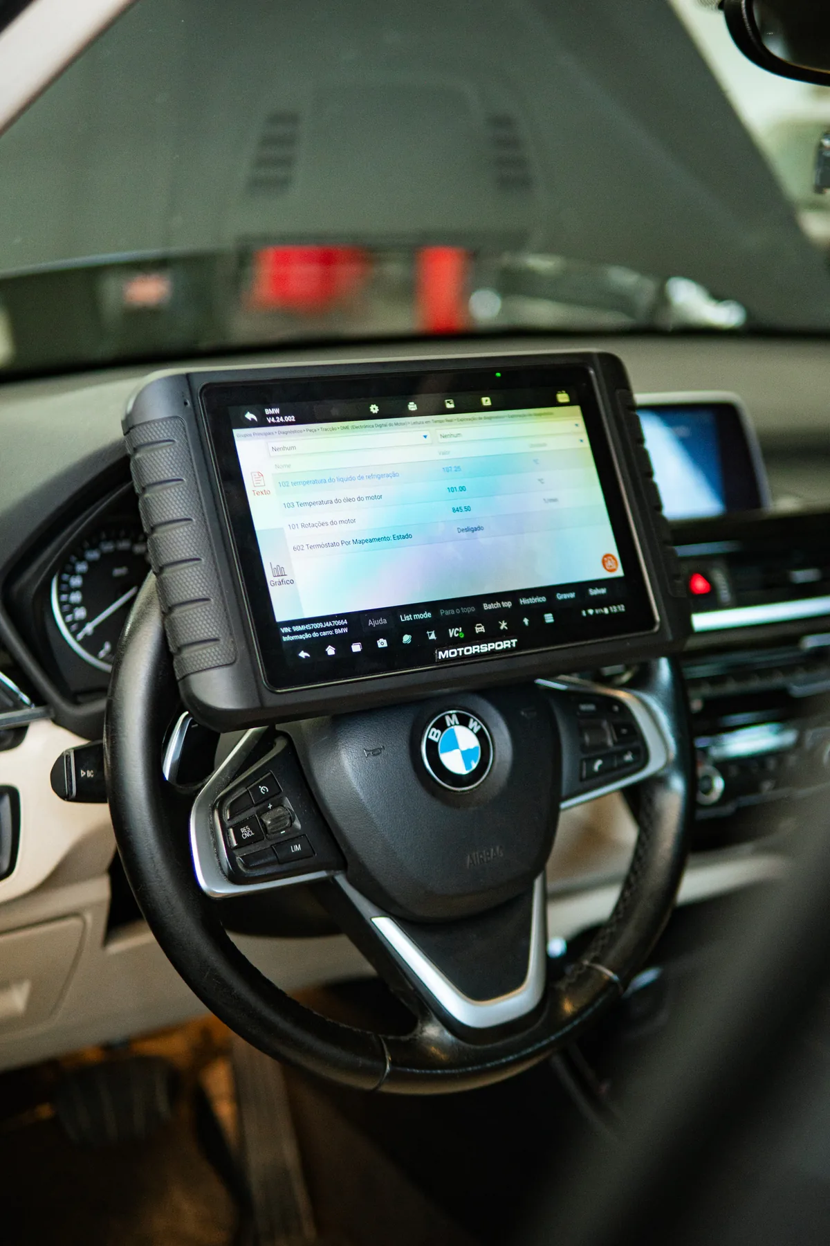 Scanner eletrônico BMW diagnóstico